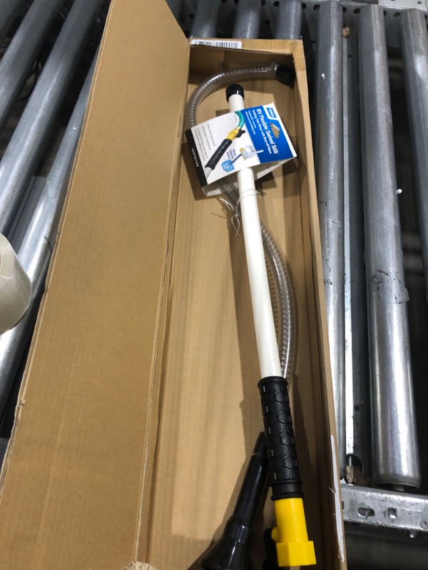 Photo 5 of Camco RV Flexible Swivel Stik with Shutoff Valve - Creates Powerful Cleaning Action that Dislodges and Flushes Stubborn Waste Deposits and Combats Odors (40074), 55-1/2 Inch Flexible Swivel Stik Tank Rinser Standard Packaging