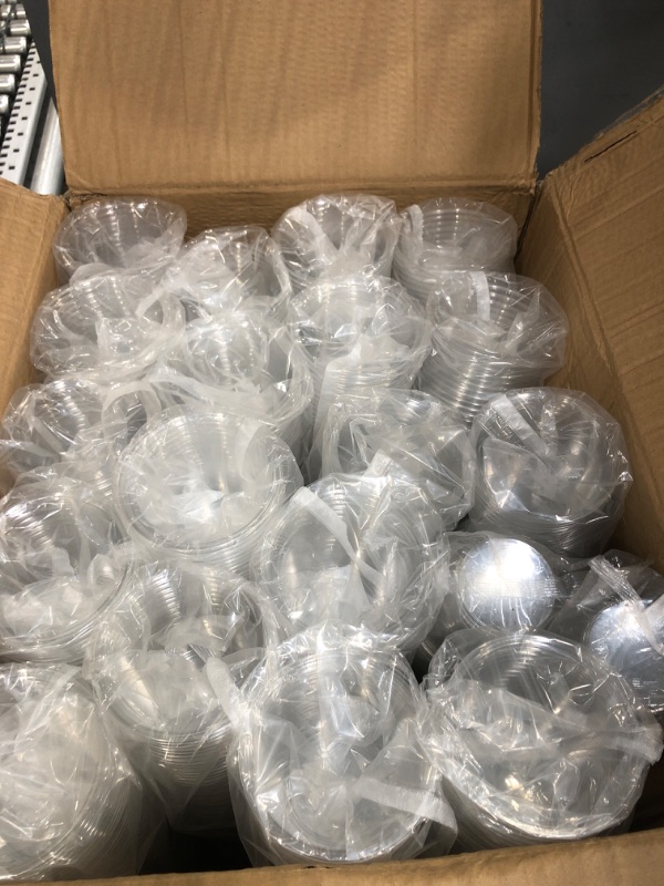 Photo 1 of 1000 Pack 9 oz Clear Plastic Cups, 9 Ounce Disposable Plastic Drinking Cups, Crystal Clear PET Plastic Cups for Parties, Wedding, Christmas Day