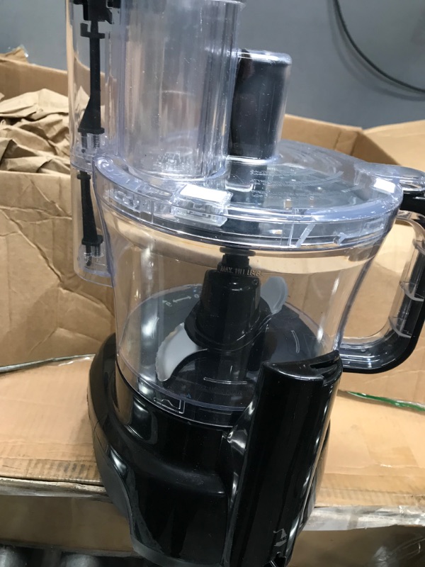 Photo 3 of *PARTS ONLY* Hamilton Beach Big Mouth Duo Plus 12 Cup Food Processor & Vegetable Chopper with Additional Mini 4 Cup Bowl, Black (70580)
