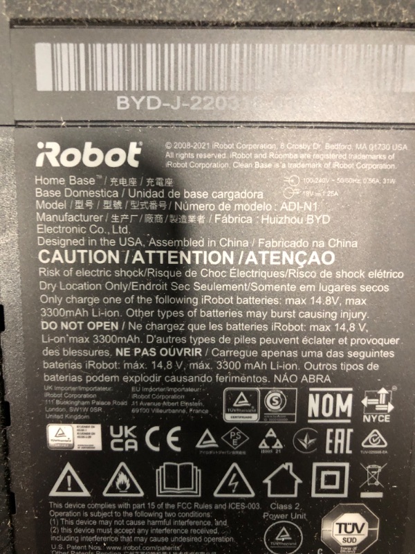 Photo 3 of **SEE NOTES**
iRobot® Roomba® j7 Wi-Fi® Connected Robot Vacuum - Identifies & avoids Obstacles, Works w/ Alexa, Ideal for Pet Hair, Carpets + Braava Jet M6 Ultimate Robot Mop, Precision Jet Spray, Smart Mapping iRobot Roomba j7 w/ White Braava M6