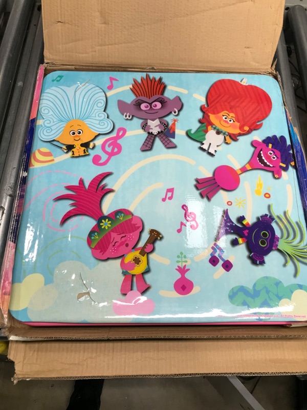 Photo 2 of Trolls DreamWorks 2 Jr. Activity Table Set with 1 Chair