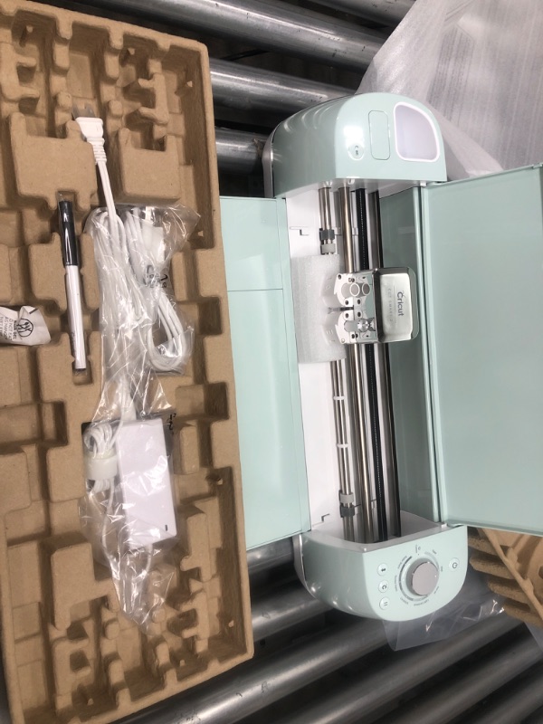 Photo 2 of *PREV OPENED/USED** Cricut Explore Air 2 - A DIY Cutting Machine for all Crafts, Create Customized Cards, Home Decor & More, Bluetooth Connectivity, Compatible with iOS, Android, Windows & Mac, Mint