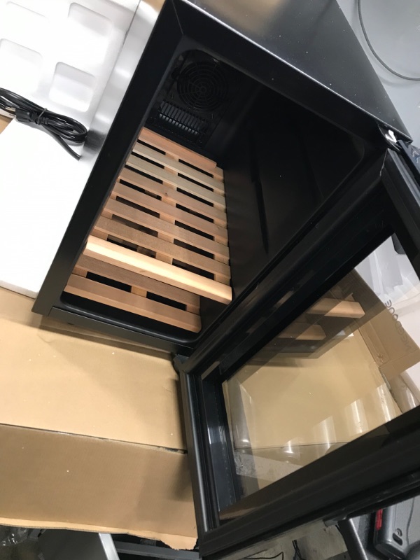 Photo 1 of NEEDONE Humidor 23L with Cooling and Heating Temperature Control System, Electric Cooler for 150 Counts with Digital Hygrometer, Made with Spanish Cedar Wood, Gift for Men, 3 Layers 23L Cooling+Heating