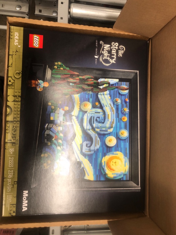 Photo 2 of LEGO Ideas Vincent Van Gogh - The Starry Night 21333 Building Set for Adults (2316 Pieces) Frustration-Free Packaging