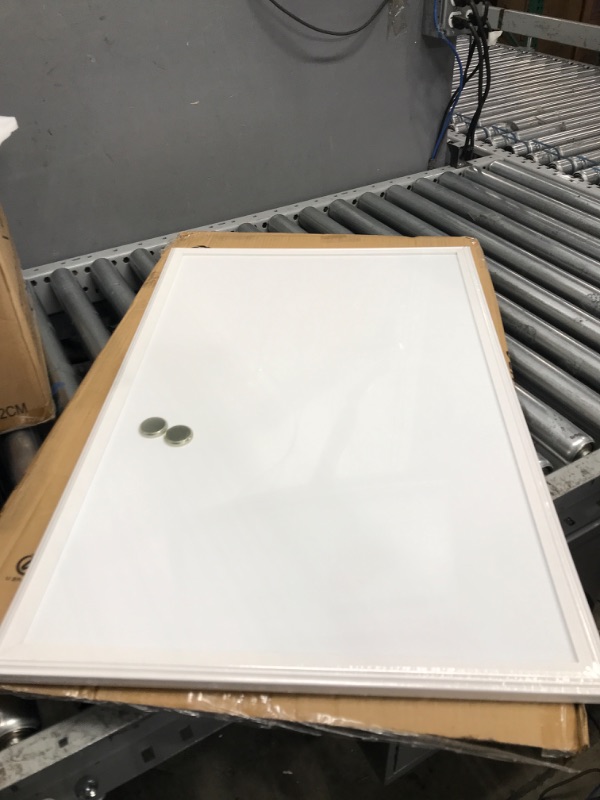 Photo 1 of U Brands Magnetic Dry Erase Board, 20 x 30 Inches, White Wood Frame (2071U00-01) 20'' x 30''