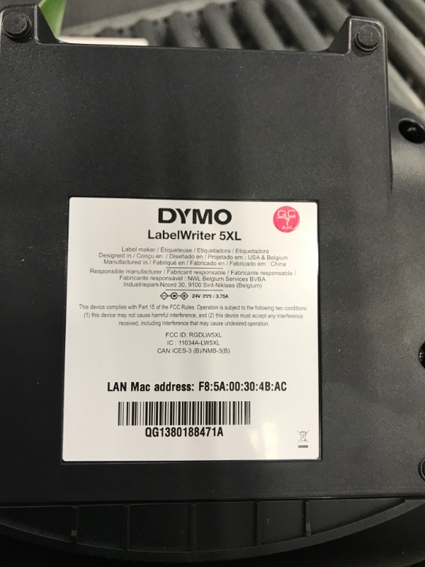 Photo 4 of DYMO LabelWriter 5XL Label Printer, Automatic Label Recognition, Prints Extra-Wide Shipping Labels (UPS, FedEx, USPS) from Amazon, eBay, Etsy, Poshmark, and More, Perfect for eCommerce Sellers LabelWriter 5XL Thermal Label Printers