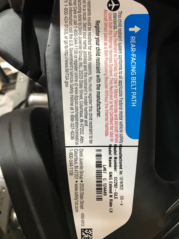 Photo 1 of Safety 1st Grow and Go Extend 'n Ride LX Convertible Car Seat, with ComfortPlus Footrest Providing Up to 7 Inches of Additional Leg Room in -Rear-Facing Mode, Seas The Day Seas The Day Extend 'n Ride