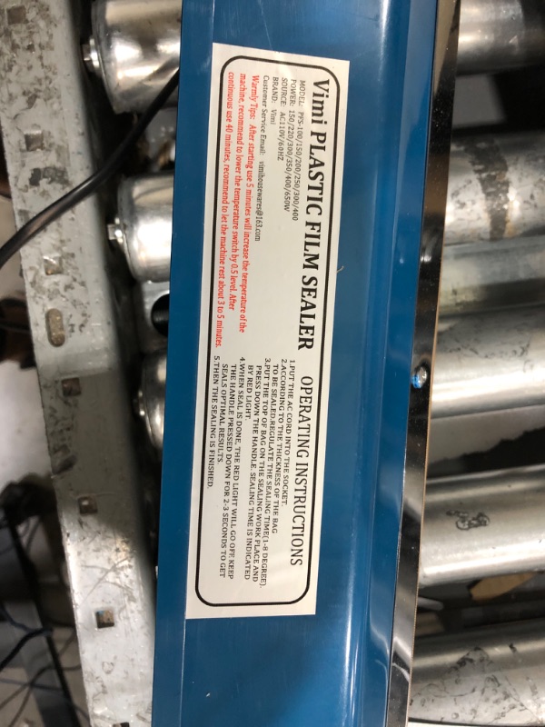 Photo 1 of 16 inch Impulse Heat Sealer Manual Bags Sealer Heat Sealing Machine Poly Bag Heat Sealer Sealing Machine for Plastic Bags PE PP Bags with Extra Replace...