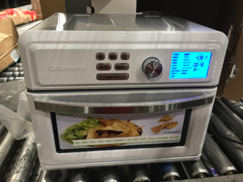 Photo 3 of ***TESTED/ TURNS ON*** Cuisinart TOA-65 Digital Convection Toaster Oven Airfryer, White