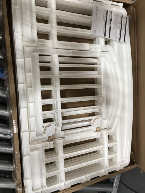 Photo 1 of IRIS USA Dog Playpen - Pet Exercise Pen with Door - 4 to 8 Panel Sizes White 4 Panel - 24"H