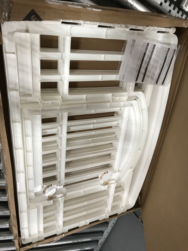 Photo 1 of IRIS USA Dog Playpen - Pet Exercise Pen with Door - 4 to 8 Panel Sizes White 4 Panel - 24"H