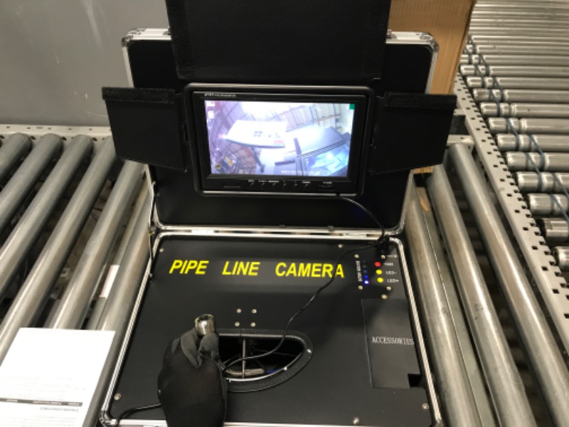 Photo 1 of Sewer Camera, Comstex 2022 Upgraded Sewer Inspection Camera 100FT/30M HD 720P Camera, Easy to Coil-Cable, 9-inch LCD Monitor, IP68 Camera with 12pcs Light, Sewer Drain Camera for Plumber 9-inch, 100ft