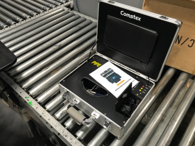 Photo 1 of Sewer Camera, Comstex 2022 Upgraded Sewer Inspection Camera 100FT/30M HD 720P Camera, Easy to Coil-Cable, 9-inch LCD Monitor, IP68 Camera with 12pcs Light, Sewer Drain Camera for Plumber 9-inch, 100ft