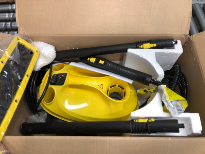 Photo 2 of Karcher SC 3 Portable Multi-Purpose Steam Cleaner with Hand & Floor Attachments for Grout, Tile, Hard Floors, Appliances & More – Chemical-Free, Rapid 40 Second Heat-Up, Continuous Steam Canister Steam Cleaner