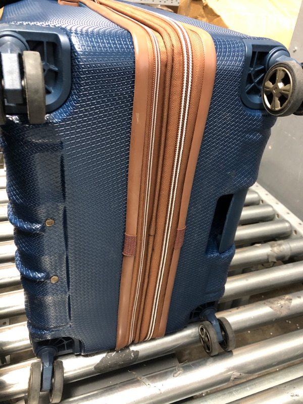 Photo 5 of **SEE NOTES**
DELSEY Paris St. Tropez Hardside Expandable Luggage with Spinner Wheels, Navy, 3-Piece Set (21/24/28) 3-Piece Set (21/24/28) Navy