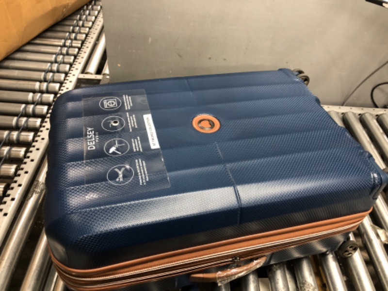 Photo 3 of **SEE NOTES**
DELSEY Paris St. Tropez Hardside Expandable Luggage with Spinner Wheels, Navy, 3-Piece Set (21/24/28) 3-Piece Set (21/24/28) Navy