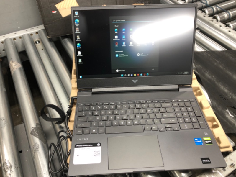 Photo 5 of **TESTED** 2022 HP Victus 15.6" 144Hz Gaming Laptop, Intel 12th Core i5-12450H, 8GB RAM, 512GB PCIe SSD, NVIDIA GeForce RTX 1650 Graphics 4GB, Backlit Keyboard, Windows 11 Pro, Mica Silver, 32GB USB Card
