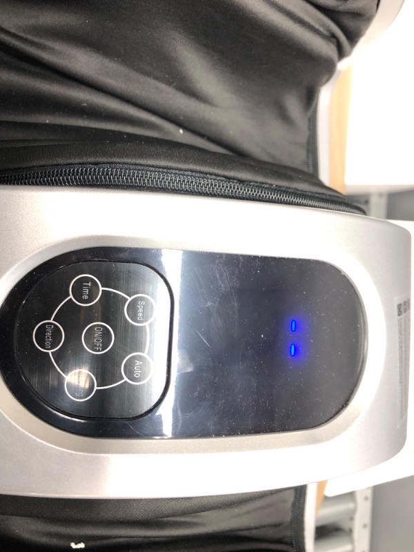 Photo 3 of **TESTED** TISSCARE Shiatsu Massage Foot Massager Machine - Improves Blood Flow Circulation, Deep Kneading & Tissue with Heat /Remote, Neuropathy, Plantar Fasciitis, Diabetics, Pain Relief Silver Gray