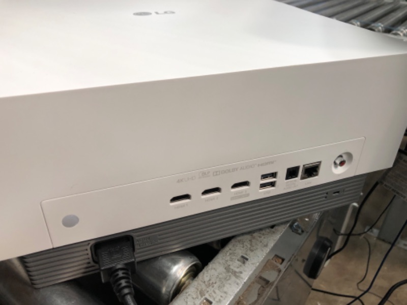 Photo 1 of LG HU810PW 4K UHD (3840 x 2160) Smart Dual Laser CineBeam Projector with 97% DCI-P3 and 2700 ANSI Lumens
