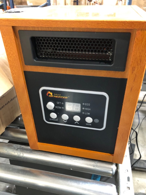 Photo 3 of **** USED TESTED POWERED ON ****
Dr Infrared Heater Portable Space Heater, 1500-Watt
