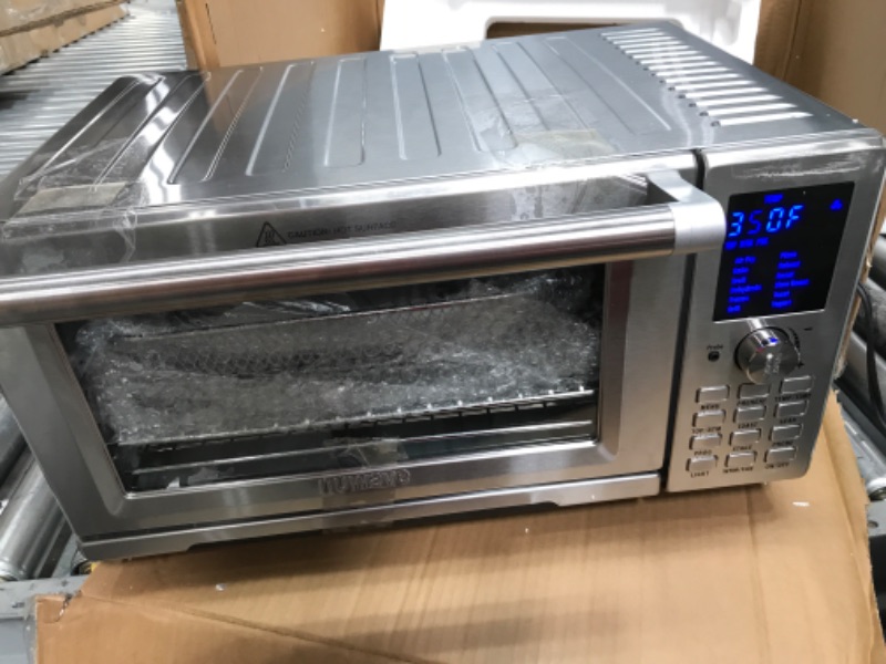 Photo 2 of ** PARTS ONLY ** Nuwave Bravo XL Air Fryer Toaster Smart Oven, 12-in-1 Countertop Grill/Griddle Combo, 30-Qt XL Capacity, 50F-500F adjustable in precise 5F increments. Integrated Smart Thermometer, Linear T Technology NuWave Bravo XL Smart Convection Oven