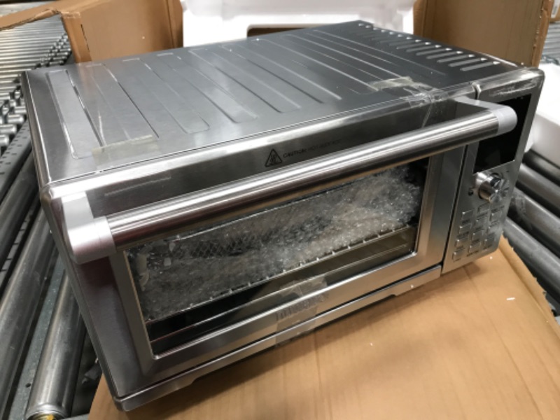 Photo 3 of ** PARTS ONLY ** Nuwave Bravo XL Air Fryer Toaster Smart Oven, 12-in-1 Countertop Grill/Griddle Combo, 30-Qt XL Capacity, 50F-500F adjustable in precise 5F increments. Integrated Smart Thermometer, Linear T Technology NuWave Bravo XL Smart Convection Oven