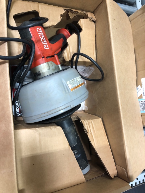 Photo 4 of (PARTS ONLY)RIDGID 35473 K-45AF Sink Machine with C-1 5/16 Inch Inner Core Cable and AUTOFEED Control, Sink Drain Cleaner Machine and Bulb Drain Auger