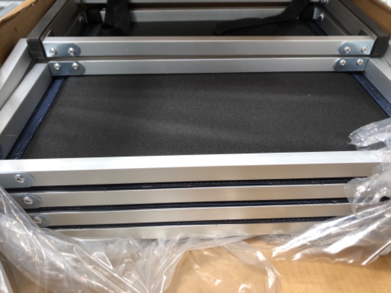 Photo 1 of Extra Wide Dog Car Stairs for Large Dogs, Foldable Aluminum Lightweight Dog Steps for Car, Truck and SUV with Non-slip Portable Pet Steps Suitable for Large Old Dogs & Cats, 5 Steps & Supports 250 lbs PR-1
