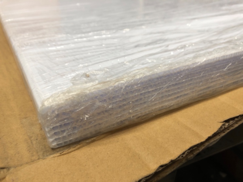 Photo 1 of Juvale 8 Pack Blank Corrugated Plastic Yard Signs, 24 x 36 in Poster Board for Garage and Estate Sale, Open House (4mm Thick)