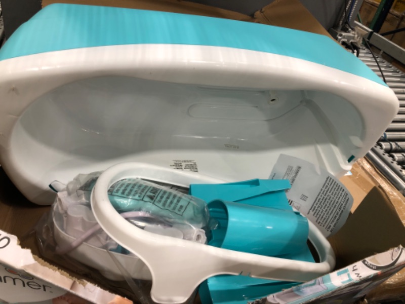 Photo 2 of ITEM IS DAMAGED SEE PICTURES BELOW 
Summer Lil Luxuries Whirlpool Bubbling Spa & Shower (Blue) - Luxurious Baby Bathtub with Circulating Water Jets, 2 Count (Pack of 1)