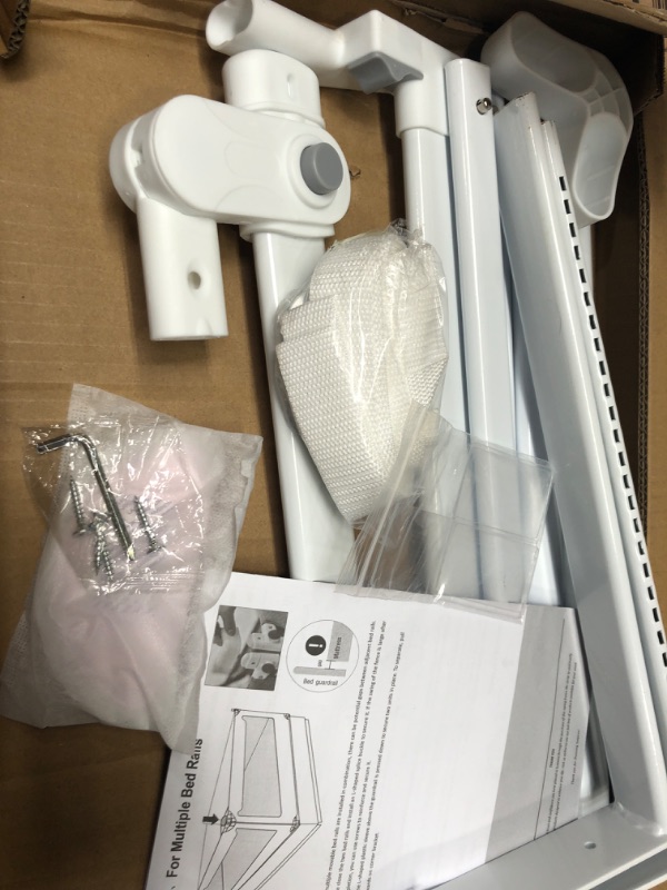 Photo 1 of Sephyroth Bed Rails for Toddlers, Upgrade Height Adjustable Baby Bed Rail Guard Specially Designed for Twin,  - Safety Bed Guard Rails for Kids 1 Side:59"(L) ×27"(H)