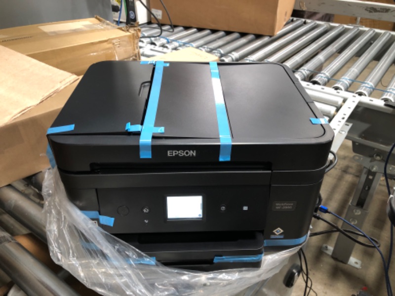 Photo 2 of Epson Workforce WF-2860 All-in-One Wireless Color Printer with Scanner, Copier, Fax, Ethernet, Wi-Fi Direct and NFC, Amazon Dash Replenishment Ready