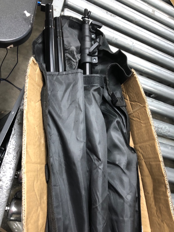 Photo 1 of EMART 8.5 x 10 ft Photo Backdrop Stand , Adjustable Photography Muslin Background Support System Stand for Photo Video Studio