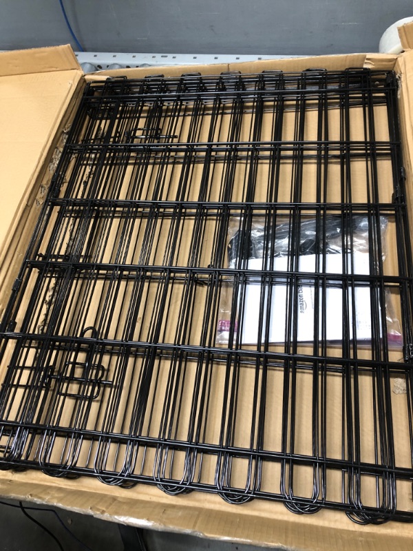 Photo 1 of Amazon Basics Foldable Metal Pet Exercise and Playpen