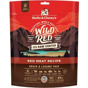 Photo 1 of **EXP DATE: 2/18/23** 2 PACK
Stella & Chewy's Wild Red Raw Coated Kibble Grain-Free Red Meat Recipe Dry Dog Food, 1-lb bag