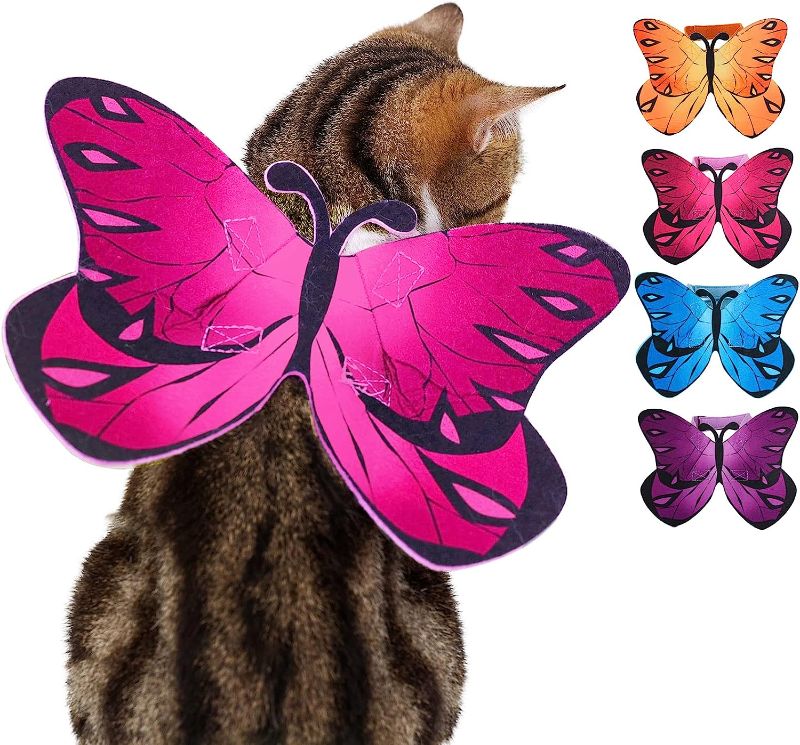 Photo 2 of 
Butterfly Wings for Dogs Dog Halloween Costumes for Dogs, Cat Dog Butterfly Wings Cats Halloween Dog Costume Butterfly Dog Costumes, Christmas Halloween Dog...
Color:Pink