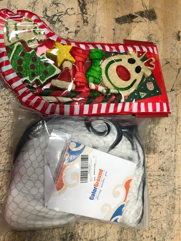 Photo 1 of **CHRISMAS/HALLOWEEN BUNDLE** 2 ITEMS (DOG TREATS IN CHRISTMAS BAG)