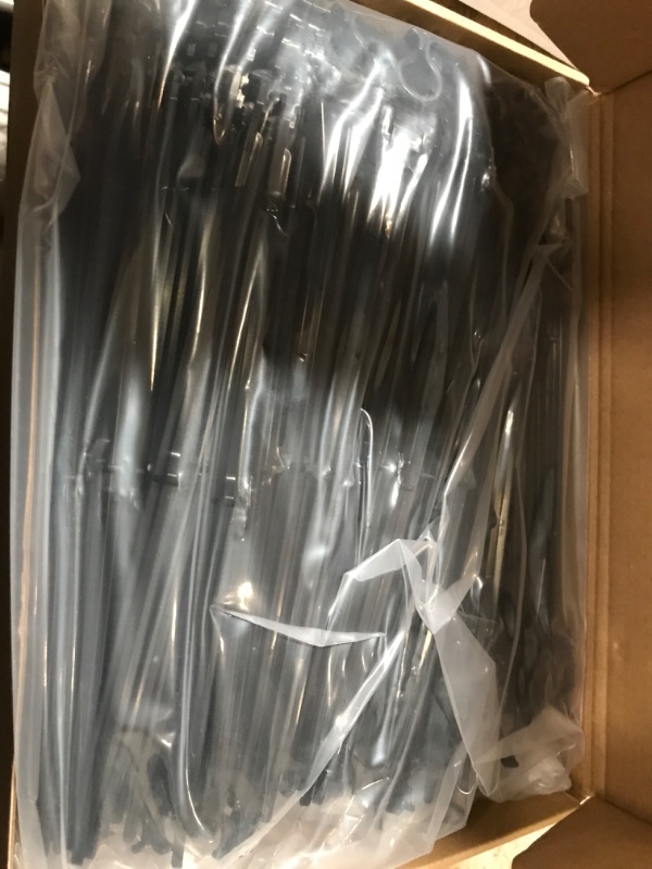 Photo 1 of 10 Inch Christmas Light Lawn Stakes Universal Christmas Light Stakes for C7 C9 String Lights Non Slip Plastic Ground Stakes for Christmas Outdoor Lights Garden Patio Path Decorations (Black, 120 Pcs) 120 Black