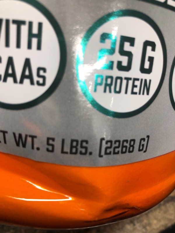 Photo 3 of *** EXP 11/2024 ***NOW Sports Nutrition, Whey Protein Isolate, 25 g With BCAAs, Unflavored Powder, 5-Pound 5 Pound (Pack of 1)