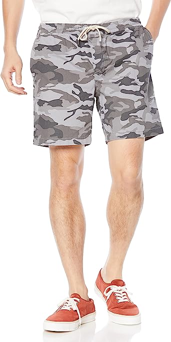 Photo 1 of Amazon Brand - Goodthreads Men's Slim-Fit 7" Inseam Pull-on Comfort Stretch Canvas Short X SMALL