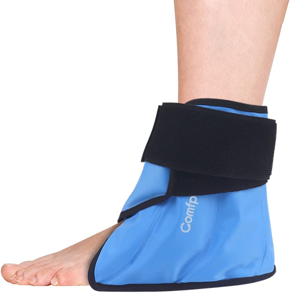 Photo 1 of Comfpack Heel Ice Pack for Plantar Fasciitis, Reusable Hot Cold Therapy Foot Ankle Ice Pack Wrap for Achilles Tendonitis, Plantar Fasciitis, Sprain, Swelling, Heel Pain, Sports Injuries
