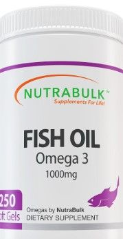 Photo 1 of best by 2024- NutraBulk Omega- Fish Oil Soft Gels 250 Count