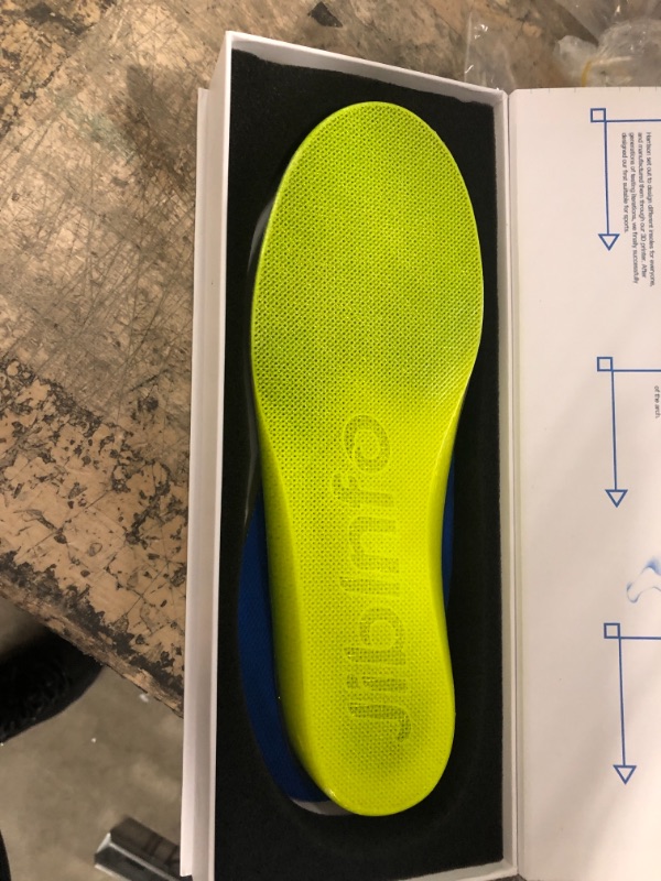 Photo 2 of 3D Printed Arch Support Insoles 3D Printed Insoles Support Pain Relief Orthotics, Designed for Men and Women with Technology to Distribute Weight and Absorb Shock with Every Step 10.83in M6(10.83in):Men 10.5/Women 12