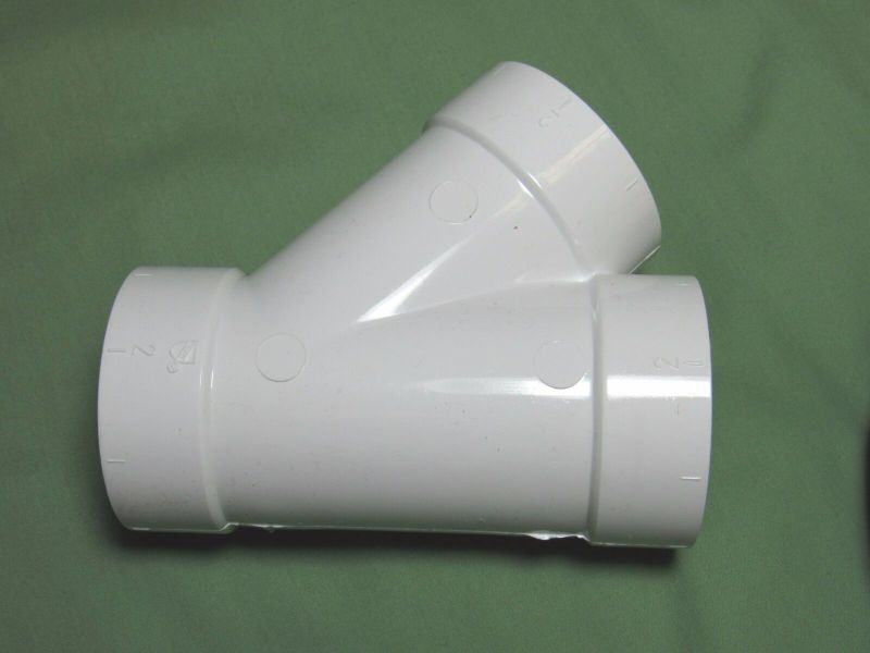 Photo 1 of  WYE 3-way Central Vacuum PVC Rough-in Fitting