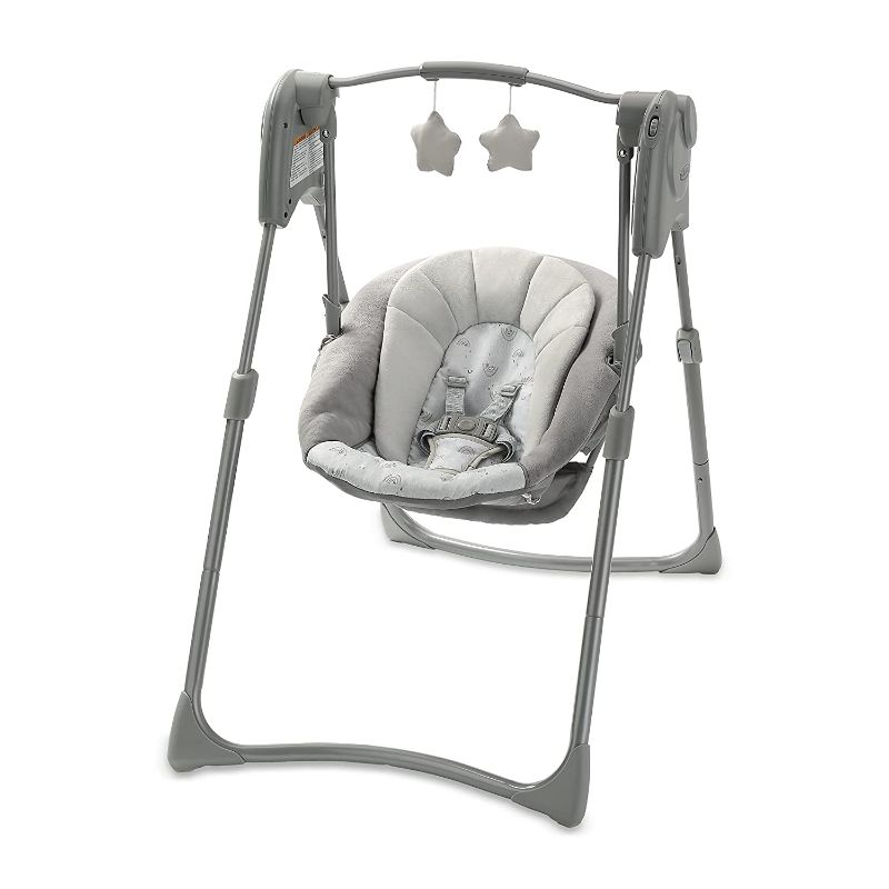 Photo 1 of **USED*** Graco® Slim Spaces™ Compact Baby Swing, Reign
