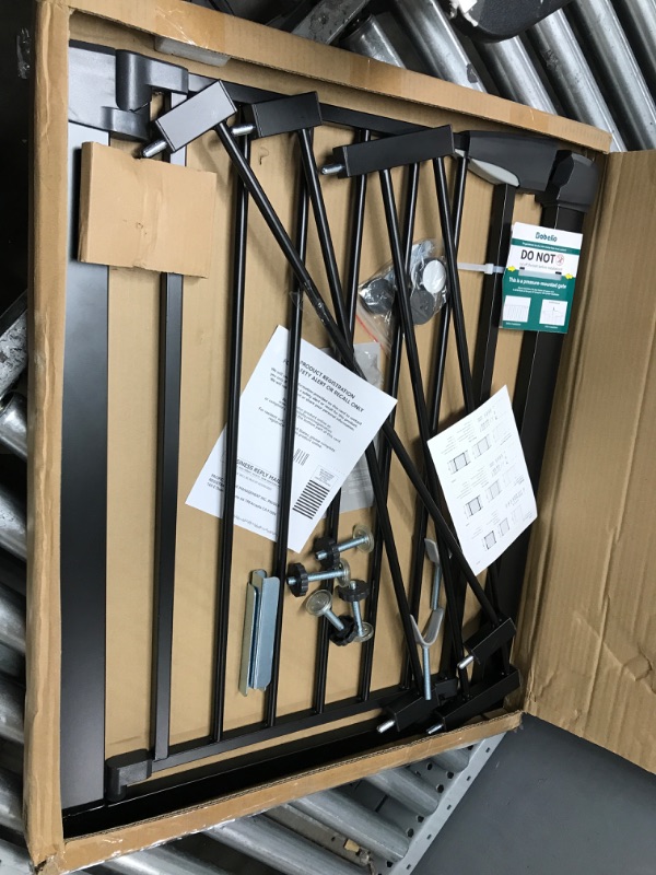 Photo 1 of BABELIO Metal Baby Gate with Wireless Alarm