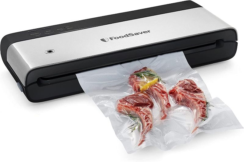Photo 1 of *read notes*FoodSaver VS0150 PowerVac Compact Vacuum Sealing Machine, Vertical Vacuum Sealer Storage, Black
