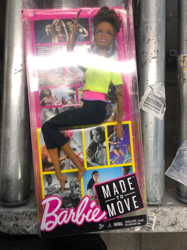 Photo 2 of Barbie Made to Move Barbie Doll, Yellow Top [Amazon Exclusive]