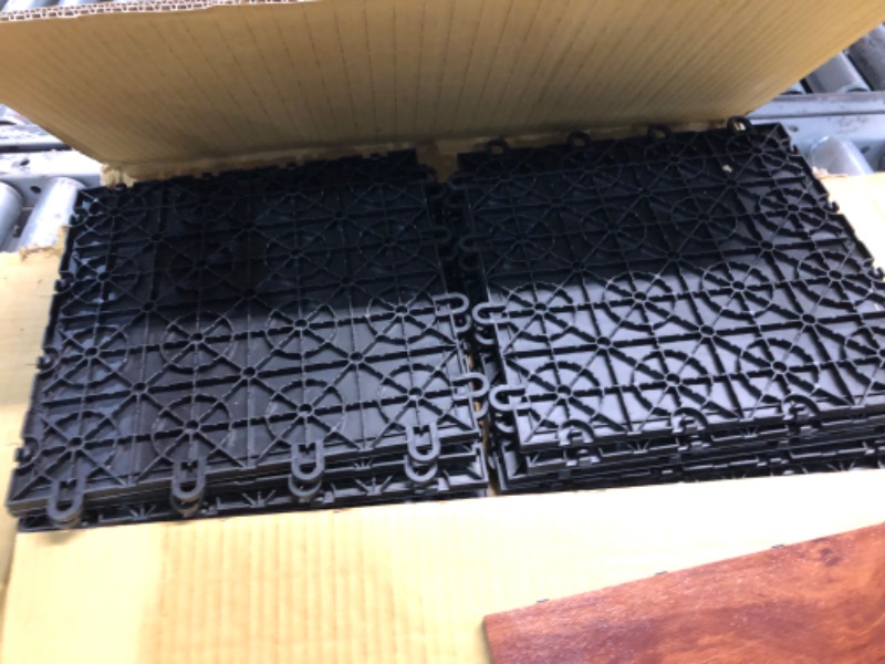 Photo 1 of **ONLY 14 BOARDS**
Thick Practice Dance Floor Tiles | Printed Plastic Dance Flooring for Practice and Performance of Countless Dance Styles