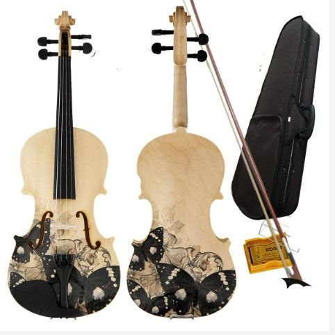 Photo 3 of **USED** Aliyes Distinctive Artistic Violin Set Designed for Beginners/Students/Kids/adults (1/2 size) 